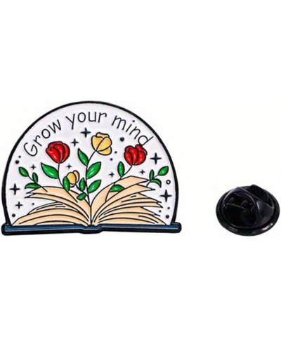 Enamel Pin for Book Lovers, Reading Lover Brooch Pins, Cute Funny Cartoon Books Brooch for Backpack Clothing, Gifts for Teach...