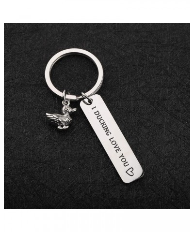 Gift for Boyfriend I F*cking Love You Cute Duck Pun Keychain I Ducking Love You Valentine's Day Ducking Keychain $10.56 Pendants