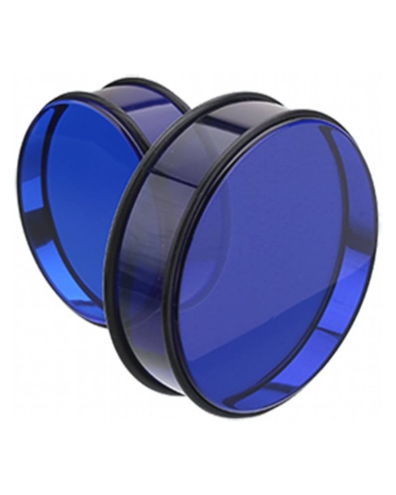 Supersize Basic Acrylic No Flare WildKlass Ear Gauge Plug (Sold as Pairs) 1-3/8" (35mm) Blue $13.76 Body Jewelry