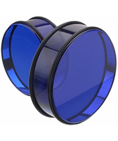 Supersize Basic Acrylic No Flare WildKlass Ear Gauge Plug (Sold as Pairs) 1-3/8" (35mm) Blue $13.76 Body Jewelry