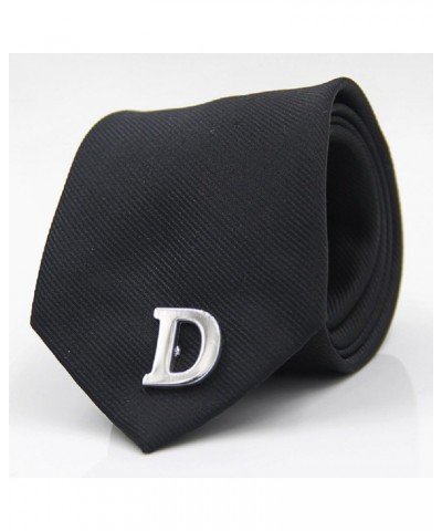 Mens Business Letters Collar Brooch Pins 26 Alphabet Monogram Collar pin Suit Lapel Pin Badge for Husband S $7.64 Brooches & ...