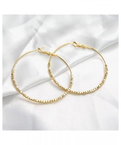 Big Gold Hoop Earrings,14k Gold Plated Large Gold Hoop Earrings Big Gold Hoops for Women Thin Large Hoop Earrings $9.35 Earrings