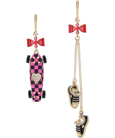 Betsey Skateboard Mismatched Earrings $18.40 Earrings